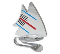 Générique Golf Marker Hat Clip - Zinc Alloy Magnetic Airplane Pattern Ball Marker for Golfer Practice, Training Course Game, Backyard Sports Competition, Stylish Clip for Cap Use, Silver Finish