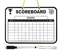 Générique Golf Scorecard Set - Reusable Golf Score, Stat Tracking Card, Tally Recording Accessory | Game Score Management Tool, Supplies Kit for Amateur Professionals Players Tournament