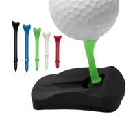 Générique Golf Simulator Tees, Hinged Training Tee Set, Artificial Turf Practice Golf Accessory, Swing Improvement Tool, Stable Support System Pack, for Backyard Driving Range Park Garden Home