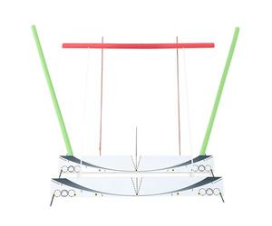 Générique Golf Swing Trainer - 43.30in, Swing Plane Trainer, Indoor Outdoor Alignment Tool | Golf Accuracy Trainers, Practice Set for Home, Garage, Lawn, Garden, Doorway, Hallway