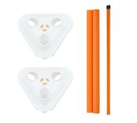 Générique Golf Swing Trainer - ABS EVA Training Tool | Adjustable Angle Practice, Swing Improvement Device, Lightweight and Portable, for Junior and Adult Golfers on The Practice Range