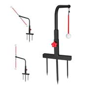 Générique Golf Swing Trainer - Adjustable Height Alignment Equipment | Steel Golf Trainer Practice | for Garden Outdoor Men Golfers Game Golfing