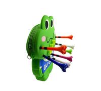 Générique Golf Tee Bag, Frog Ball Holder, Cute Organizer Pouch, Lightweight Clip-on Design,1 Piece, Green, 5.91x4.33 inches Soft Fabric Material for Women Golfers, Training, Course Practice Days