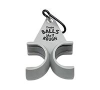 Générique Golf Tee Holder - Portable Organizer Carabiner Clip, Compact Tee and Ball Rack Storage for Golf Bag, Durable Accessory for Quick Access and Neat Organization, Convenient Golfs Training Tool