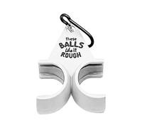 Générique Golf Tee Holder - Portable Organizer Carabiner Clip, Compact Tee and Ball Rack Storage for Golf Bag, Durable Accessory for Quick Access and Neat Organization, Convenient Golfs Training Tool