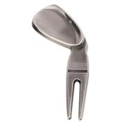 Générique Golf Tool, Divot Repair, 3.94x1.12x0.31 inches, Ball Marker, Portable Groove Cleaner, Non-Slip Grip Handle, Foldable Compact Design, for Course Accessory, Practice, Range