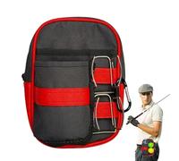 Générique Golf Waist Bag with Ball Clips | Oxford Cloth 16x21cm | Compact Golf Ball Pouch | Small Storage Bag for Tee, Balls, and Accessories | Lightweight Hands-Free Ģolf Carrying Solution