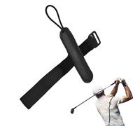 Générique Golf Wrist Training Aid, PU 33x13x0.5cm 20g Elastic Ergonomic Reusable Arm Band, Golf Swing Trainer for Men Women Players Indoor Outdoor Driving Range Club Gym Sports Practice