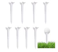 Générique Golfer Tees, Flexible Golf Tees 3.15 inches Lightweight and Easy to Carry, Abs Training Accessories, for on-Course Practice Teens Adults Women Men Youth Golfers Family, Orange