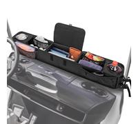 Générique Golfwagen-Vorderkorb,Golfwagen-Vorderkorb,Golfwagenkorb isolierten Getränkehaltern - Faltbarer Golfwagen-Werkzeugkasten, für Golfwagen für Clubautos, Snack-Tablett für Kinderwagen