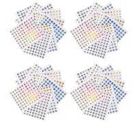 Générique Gommettes Numérotées Autocollantes en Pvc pour Contrôle Qualité, Résistantes Décoloration, 1600 Pièces, pour Entrepôt et Suivi de Production