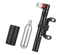 Générique Gonfleur de Pneu de vélo Portable avec | de avec sangle de retenue, tête de gonflage courbée, pour deux formats d ' entrée de pneus de
