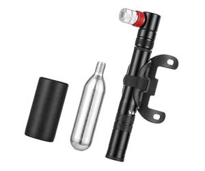 Générique Gonfleur de Pneu de vélo Portable avec | de avec sangle de retenue, tête de gonflage courbée, pour deux formats d ' entrée de pneus de