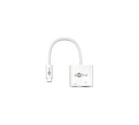 Goobay Adaptateur vidéo externe USB-C HDMI blanc