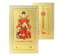 Générique Good Luck Card - Copper Fortune Blessing Wallet Pocket Charm
