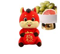 Générique Good Luck Souvenir Toy - Année des Jouets À Chevaux, Mascotte du Nouvel an Chinois 2026, Animal en Peluche pour Librairie À Domicile