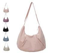 Générique Goodtotes Croissant Bag, Goodtotes Large Croissant Crossbody Bag, Crescent Crossbody Bags, Adjustable Strap (Pink)