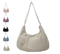 Générique Goodtotes Croissant Bag, Goodtotes Large Croissant Crossbody Bag, Crescent Crossbody Bags, Adjustable Strap (Beige)
