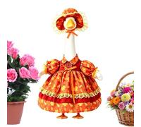 Générique Goose Outfit 2-Piece Maple Leaf Theme Autumn Decor Clothing