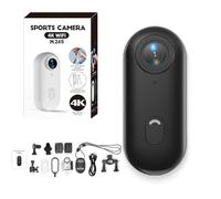 Générique GoSnap - 4K Thumb Action Camera, Go Snap Body Cam, Wearable Mini Action Camera, Outdoor Cycling Skiing Thumb Sports Camera, with 360° RotationSpring Clip (4k,Black)