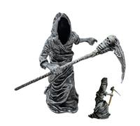 Générique Gothic Decor for Home - Dark Academia Sculpture Statue, 3D Printed Death Figure Holding Sickle, Spooky Aesthetic Ornament, Halloween Table Bedroom Decoration for Men Women Home Display
