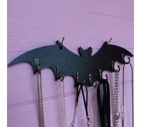 Générique Gothic Wall Mounted Hook - Rustic Bat Coat Hook | Decorative Wooden Wall Ho.ok, Vintage Bat Coat H.ook, Creative Over-the-Door Hoo.k for Bathroom Hallway Kitchen Bedroom Organization
