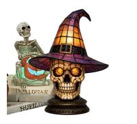 Générique Gothic Witch Hat Lamp - USB Acrylic Halloween Decor