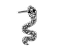 Générique goujon de nez de serpent bijoux perçants Crajout à lèvres de collation faux piercing au ventre goujons de nez de cerceau boucle d'oreille de serpent Acier inoxydable