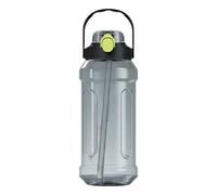 Générique Gourde De Course,Tasse Transparente Avec Paille | Gourde D'eau Grande Capacité À Double Embout Avec Échelle Graduée Pour Camping, Sport, Voyage, Gym