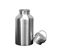 Générique Gourde En Acier Inoxydable 304 2L - Grande Capacité Bouteille D'Eau Incassable Simple Paroi | Bidon Survie Camping Randonnée Alpinisme Pêche | Isotherme Légère Équipement Sport Extérieur