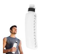 Générique Gourde Sportive - Bouteille De Gym À Compression 330ml - Gourde De Cyclisme Sur Route Avec Design Courbé Et Bouchon Anti-Poussière,Pour Sports, Voyage, Camping, Randonnée, Course À