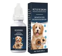 Générique Gouttes pour Les Yeux des Chiots | 10ml Solution de Nettoyage pour Les Yeux pour Chiens - Élimine Les Taches De Larmes, Apaisant pour La Santé des Chats Et Petits Animaux Irrités