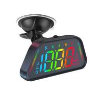 Générique GPS Car HUD Speedometer with 7 Display Modes & Color Options, Real-Time MPH/KMH, Auto Brightness, Overspeed Alert, 360° Adjustable Mount, Plug-and-Play for All Vehicles