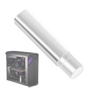 Générique GPU Brace Support - Magnetic Video Card Stand | Aluminum Alloy Graphics Card Bracket 7.4x1.4x1.4cm, Black Silver Anti-Sag Holder Computer Hardware Accessory for Home Dorm PC