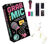 Générique Grab The Mic, Grab The Mic Games, Grabs Thes Mics Strategy Game, 2-10 Players - Board Games for Naughty Singers - 250 Lyric Cards for Fun Fun Night Fun Games