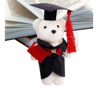 Générique Graduation Bears Animal Dolls, Sitting Position Plush, Bouquet Making Supplies, University Teacher Student Gift, Kindergarten Decor, Class of 2025 Celebration, 12cm Cartoon Doll