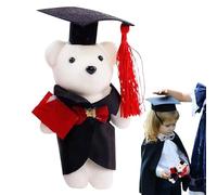 Générique Graduation Bears Class of 2025, Graduation Animal Doll, Sitting Position Plush for Bouquet Making, University Teacher Student Gift, Kindergarten Graduated Photo Prop Keepsake
