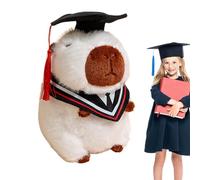 Générique Graduation Capybara - Célébration de Commencement Mémento | Jouet en Peluche en Peluche avec des Amis, des diplômés de l'université et Une décoration de dortoir
