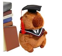 Générique Graduation Capybara - Célébration de Commencement Mémento | Jouet en Peluche en Peluche avec des Amis, des diplômés de l'université et Une décoration de dortoir
