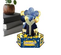 Générique Graduation Card | 3D Congrats Grad Greetings | Graduate Congratulations Card | for High School College Ceremony Parties Dinners Siblings Friends Classmates Students