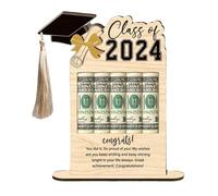 Générique Graduation Money Holder, Commencement Cash Stand, Completion Hat Pattern Design, Sturdy Material, Stylish Look, (1 Piece), Ideal for Teen Girls, Perfect for Ceremony and Cash Display