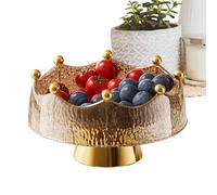 Générique Grand Bol à Fruits,Plateau Organisateur De 27.7 Cm,avec Design à 8 Fourchettes pour Bol de Cuisine - pour Légumes Dessert Collation Salade Pâtes Repas et Service de Table