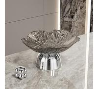 Générique Grand bol à fruits rond avec piédestal amovible multifonctionnel, Table de cuisine décorative ou comptoir Centre de table, piédestal pour décor de Table, Centre de table pour Table à manger