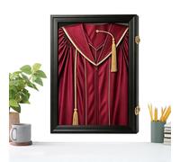 Générique Grand Cadre Boîte À,Grand Coffret Souvenir en Bois Protecteur - Cadre Souvenir d'Affichage Photos - Pour Maison Bureau Chambre Mur Fête Célébration Diplôme Gland