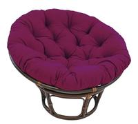 Générique Grand Coussin Rond pour Chaise Papasan, Coussins de Siège pour Panier Suspendu en Rotin Hiseng Coussin Rond pour Chaise Papasan (Violet, 100x100cm)