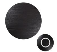 Générique Grand Plateau Tournant En Bois pour Table À Manger, Plateau De Service Rotatif De 50/60/70/80/90/100cm Assiette De Service pour Hôtel Ou De Restaurant(Black,75cm/30in)