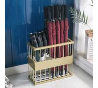 Générique Grand Porte-Parapluie pour Entreprise, Support de Rangement d'entrée intérieur Moderne avec Plateau en Maille, Organisateur extérieur de 44 cm de Haut, Cadre en métal rectangulaire