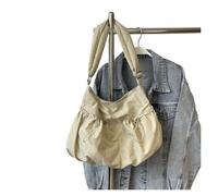 Générique Grand Sac a Main Femme Sac à bandoulière léger en toile for femme, grande capacité, polyvalent, été(Off white)