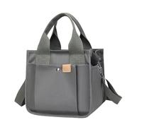 Générique Grand Sac Fourre-Tout En Toile | Sac À Main Shopping Avec Poignée | Bandoulière Avec Bretelle - Pour Femmes Bureau École Extérieur Voyage Pique-Nique Navette Shopping