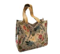 Générique Grand sac fourre-tout pour femme, sac à main simple à bandoulière pour l'école, le travail et les loisirs | fleurs 2